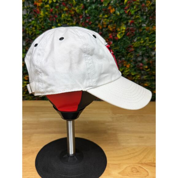 Texas Tech Red Raiders NCAA 47 Brand Adjustable Hat White Red Black Bred GUC - Picture 9 of 12